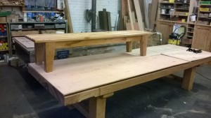 moonsmill project Patio Benches Perspective